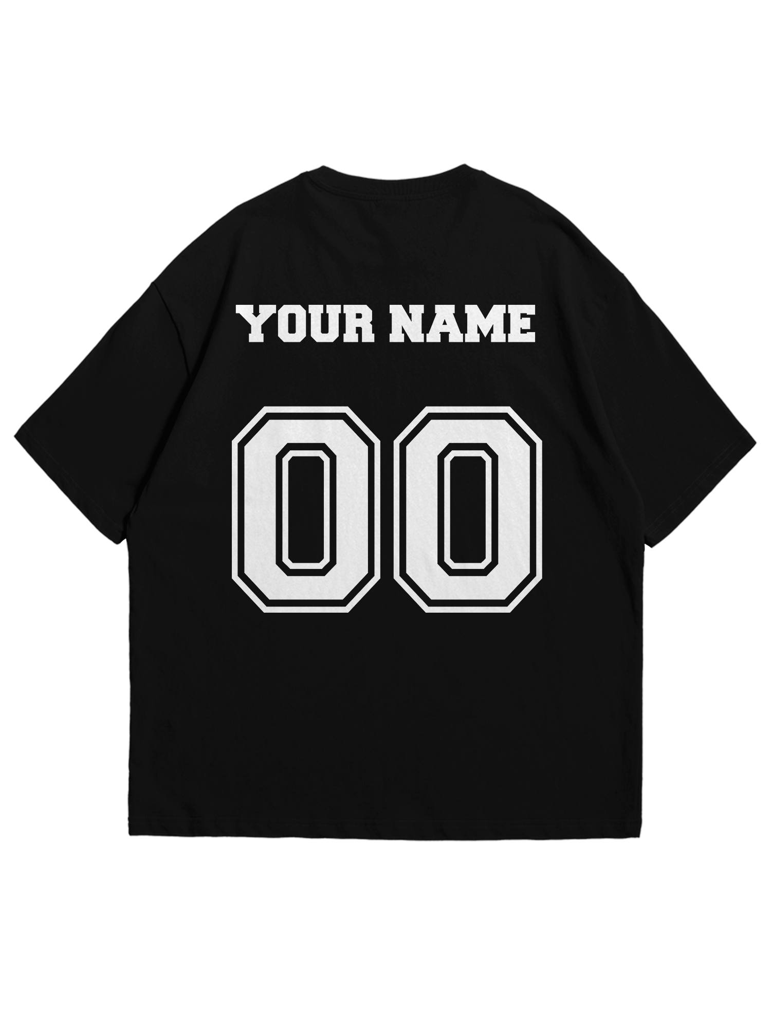 Personalized Name & Number Back Style